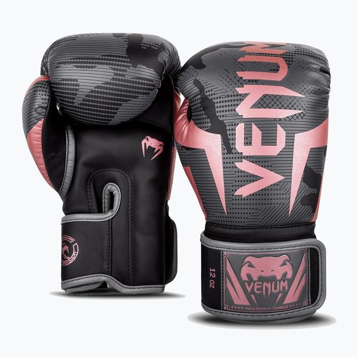Pánske boxerské rukavice Venum Elite čierno-ružové 1392-537 8