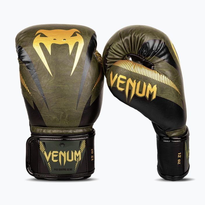 Zelené boxerské rukavice Venum Impact 03284-230 10