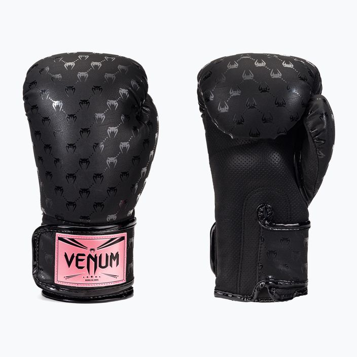 Venum Impact Monogram čierno-zlaté boxerské rukavice VENUM-04586-537 3