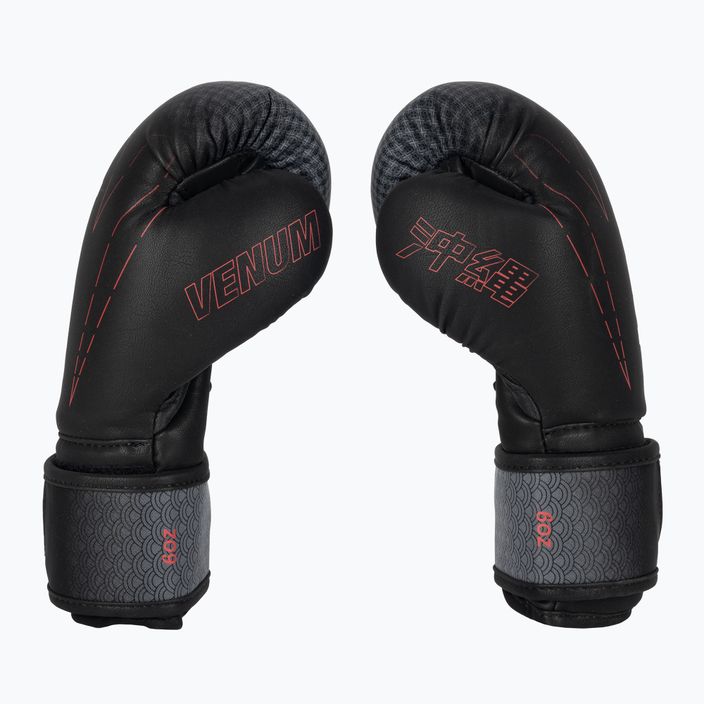 Detské boxerské rukavice Venum Okinawa 3.0 čierne/červené 3