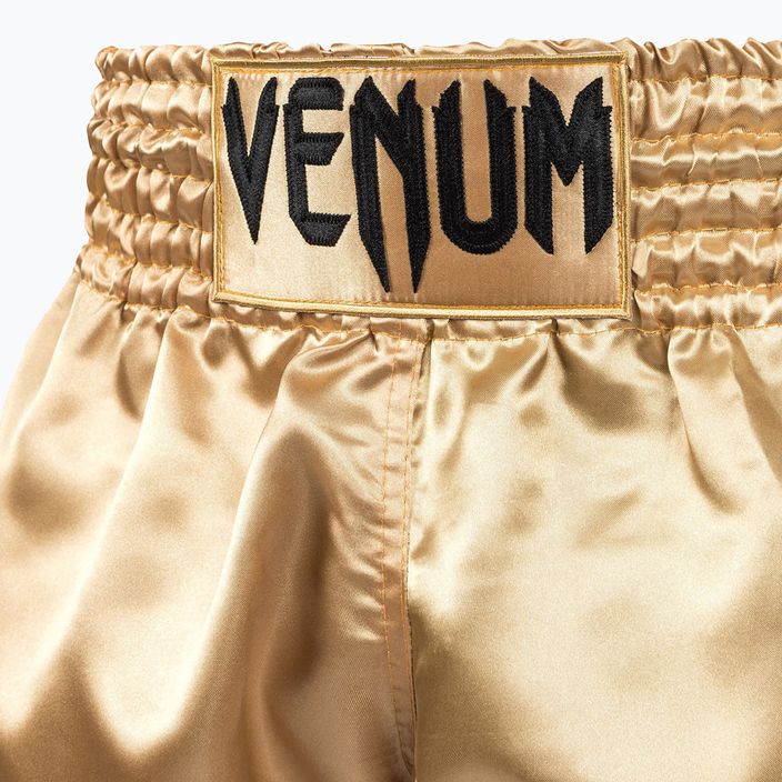 Pánske šortky Venum Classic Muay Thai black and gold 03813-449 4