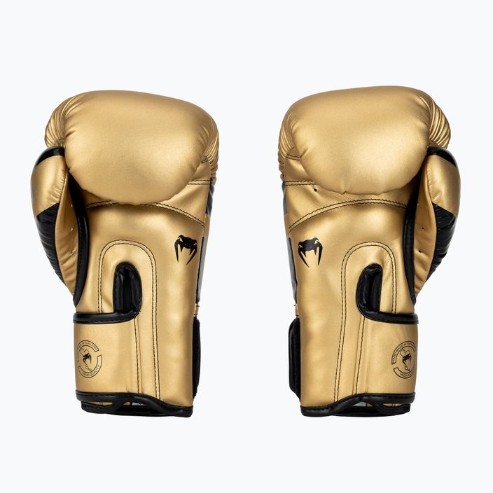 Venum Elite pánske boxerské rukavice zlaté a čierne 1392-449 2