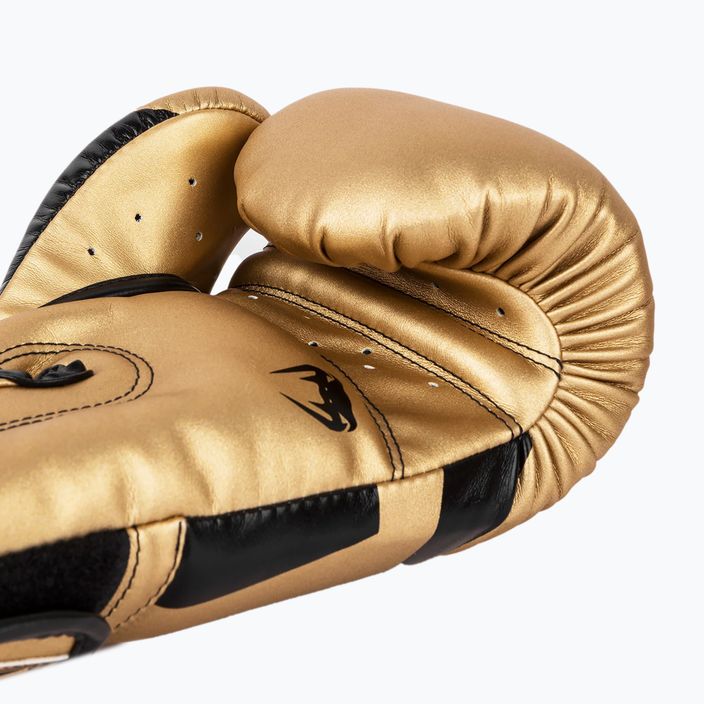 Venum Elite pánske boxerské rukavice zlaté a čierne 1392-449 11