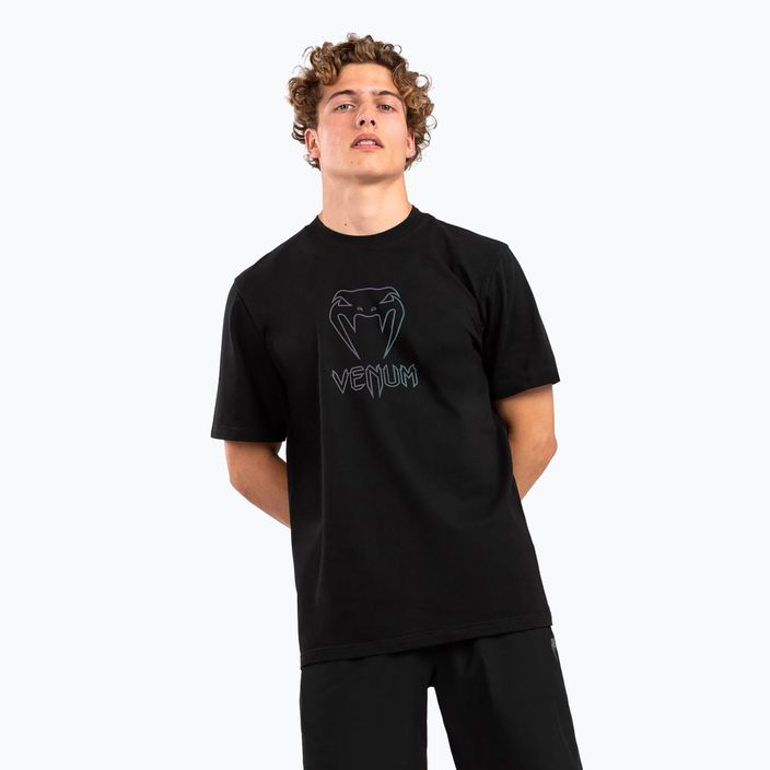 Pánske reflexné tričko Venum Classic black/black 4