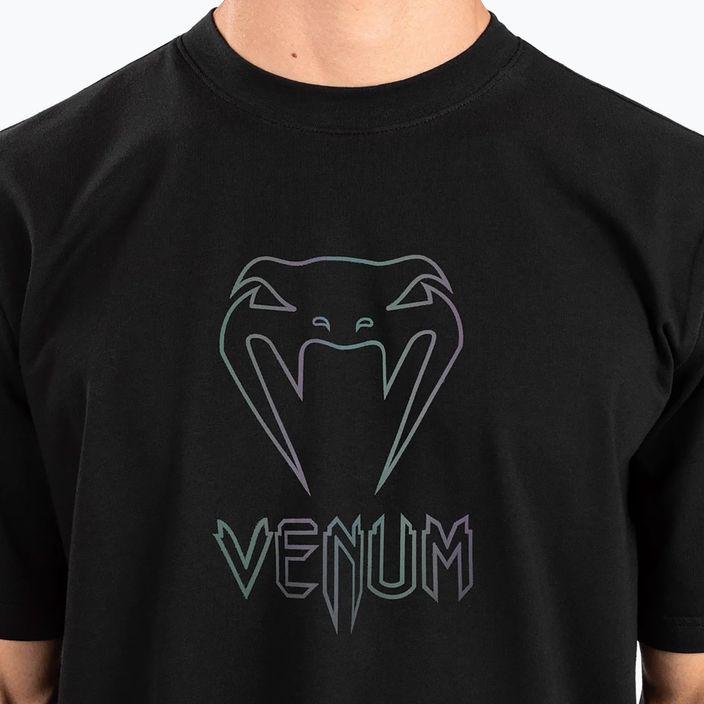 Pánske reflexné tričko Venum Classic black/black 5