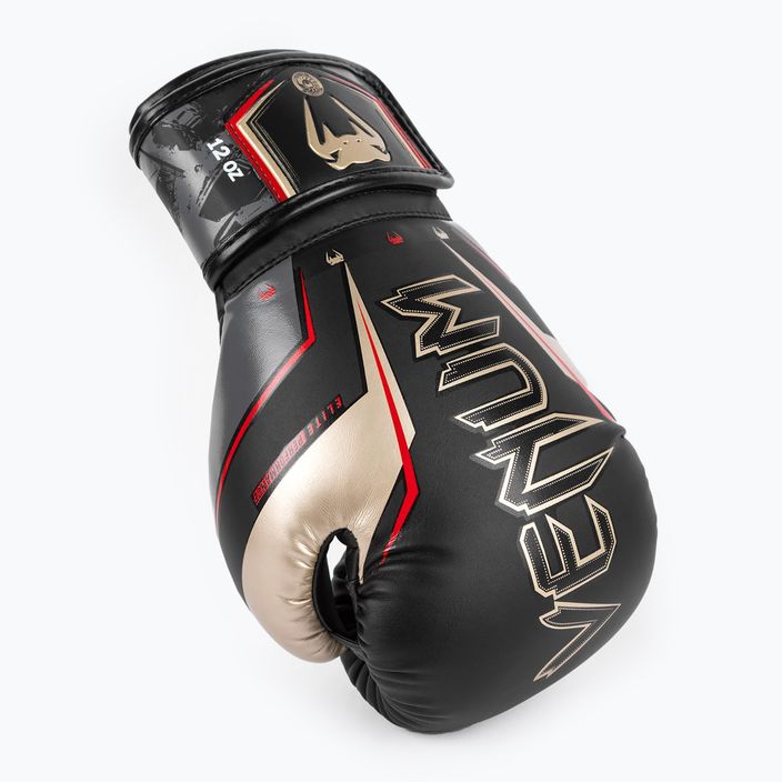 Boxerské rukavice Venum Elite Evo black/gold 5