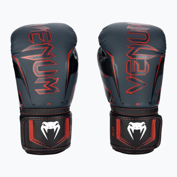 Boxerské rukavice Venum Elite Evo navy/black/red