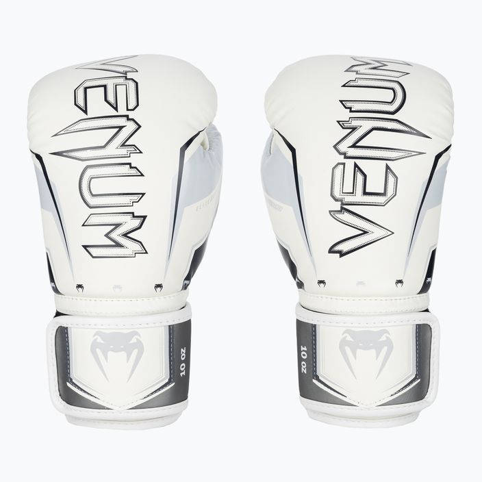 Boxerské rukavice Venum Elite Evo sivo-biele