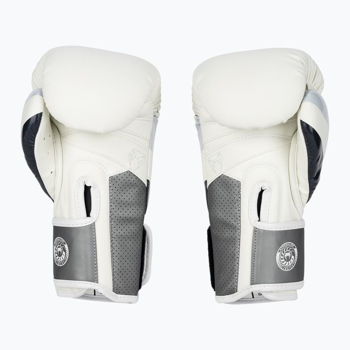 Boxerské rukavice Venum Elite Evo sivo-biele 2