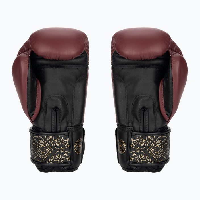 Boxerské rukavice Venum Power 2.0 bordová/čierna 2