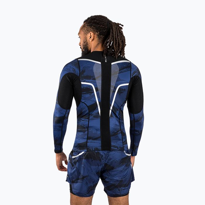 Pánsky chránič Venum Electron 3.0 Rashguard navy Longsleeve 3