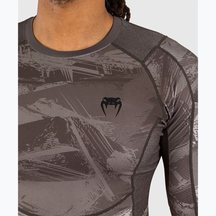 Pánsky chránič Venum Electron 3.0 Rashguard sand Longsleeve 7