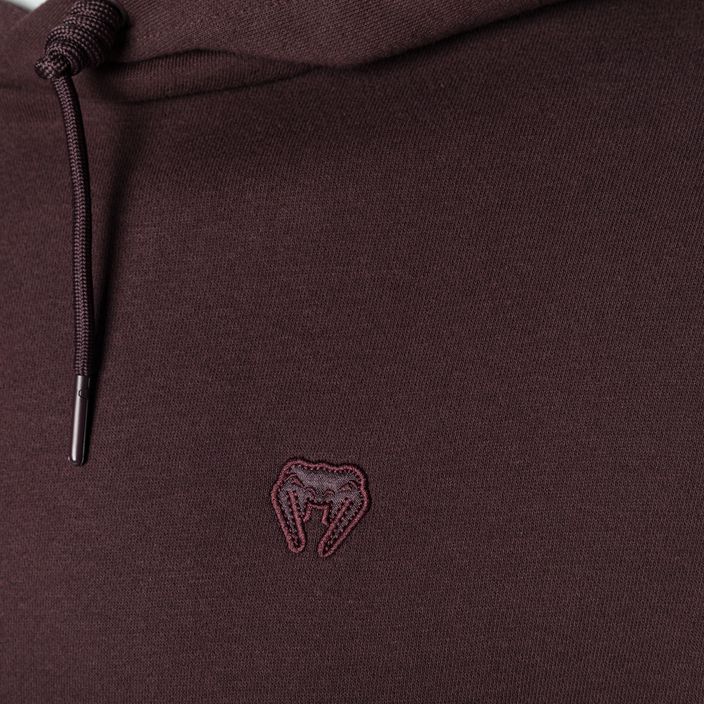 Pánska mikina Venum Silent Power Hoodie tmavohnedá 9