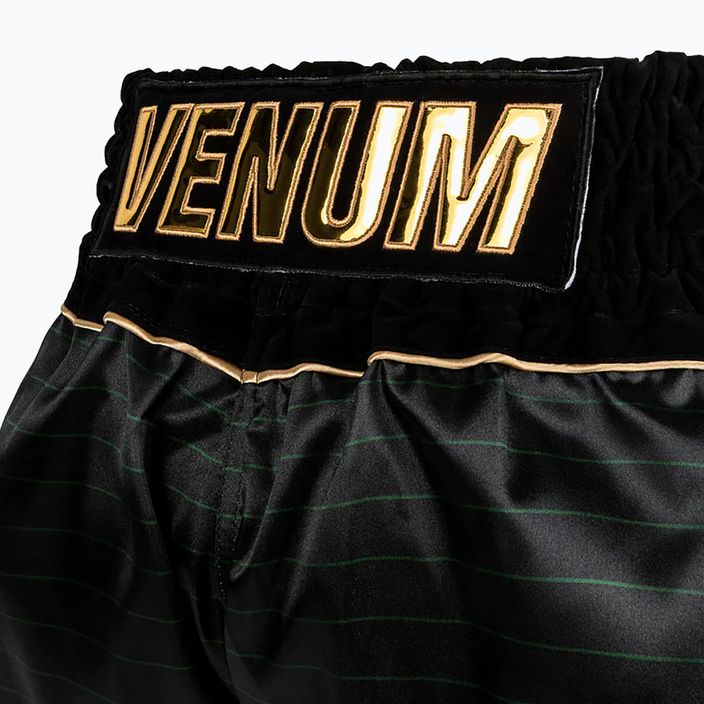 Tréningové šortky Venum Attack Muay Thai čierna/zelená 5
