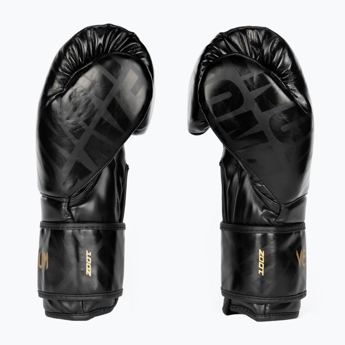 Venum Contender 1.5 XT Boxerské rukavice čierne/zlaté 3