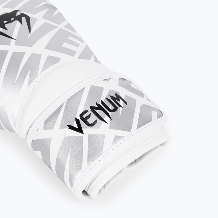 Venum Contender 1.5 XT Boxerské rukavice biele/strieborné 6