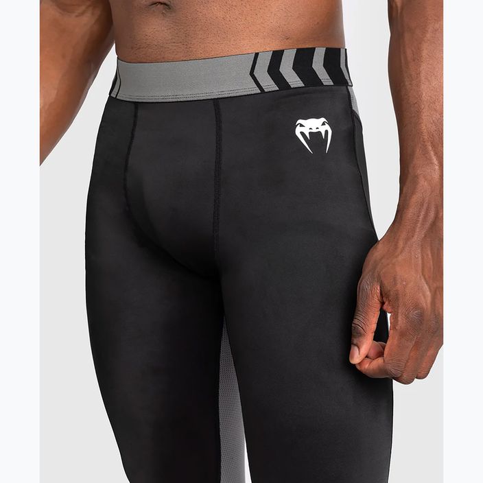 Pánske tréningové legíny Venum Tempest Spats black/ grey 4