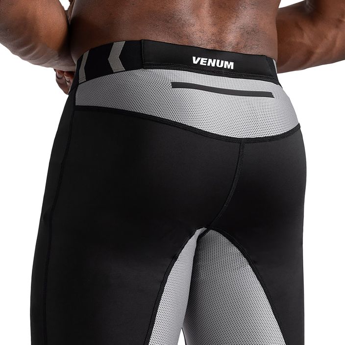 Pánske tréningové legíny Venum Tempest Spats black/ grey 6