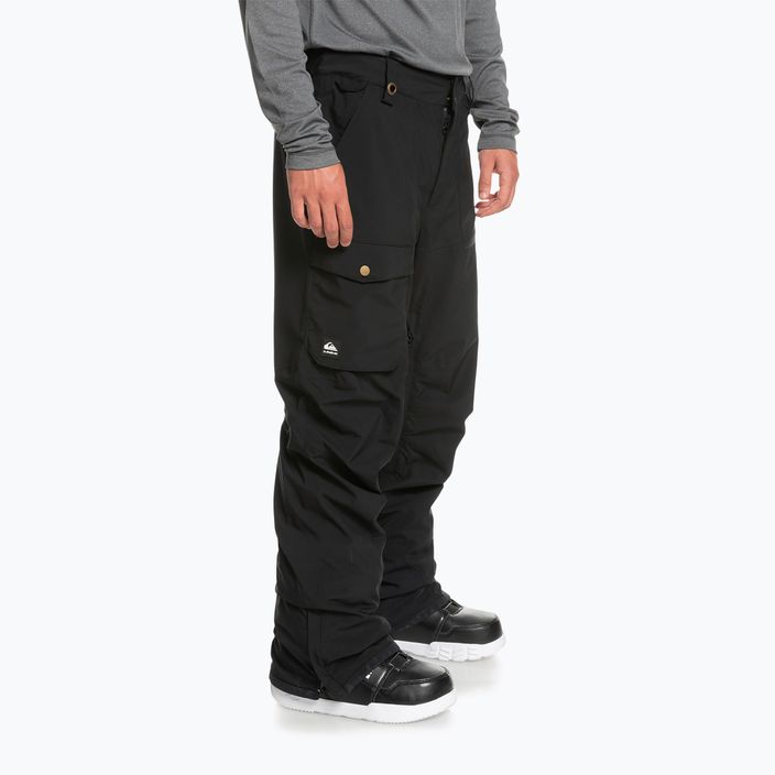 Quiksilver Utility pánske nohavice na snowboard čierne EQYTP03140 3
