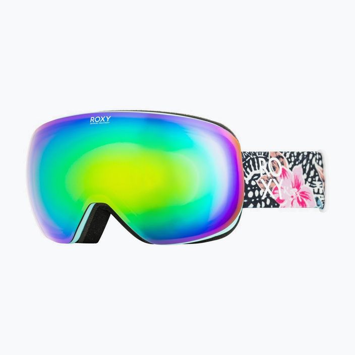 Dámske snowboardové okuliare ROXY Popscreen NXT J 2021 true black ubuda/nxt varia ml green 2