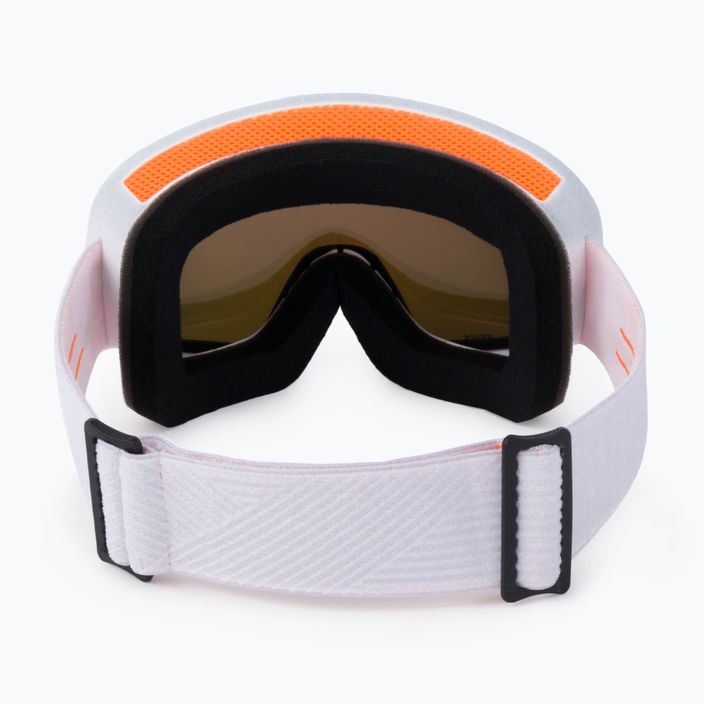 Dámske snowboardové okuliare ROXY Feenity Color Luxe 2021 bright white/sonar ml revo red 3