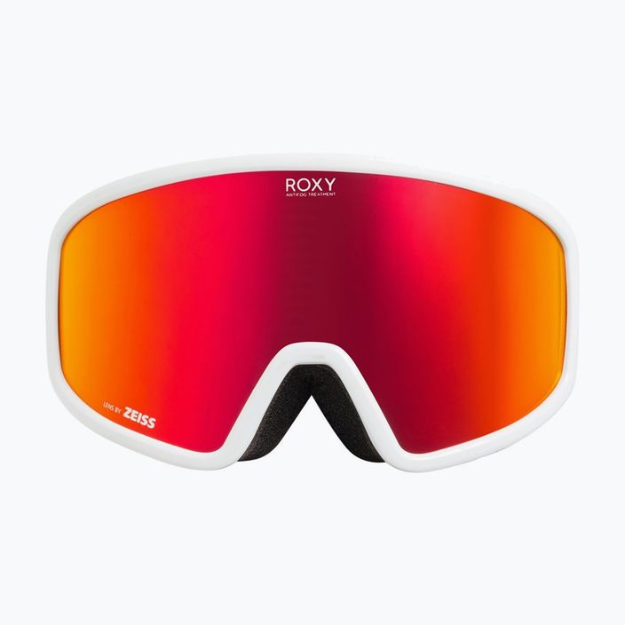 Dámske snowboardové okuliare ROXY Feenity Color Luxe 2021 bright white/sonar ml revo red 6