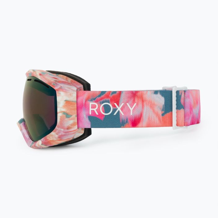 Dámske snowboardové okuliare ROXY Sunset ART J 2021 stone blue jorja / amber rose ml blue 4
