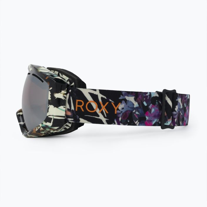 Dámske snowboardové okuliare ROXY Sunset ART J 2021 true black superlights /amber rose ml super silver 4
