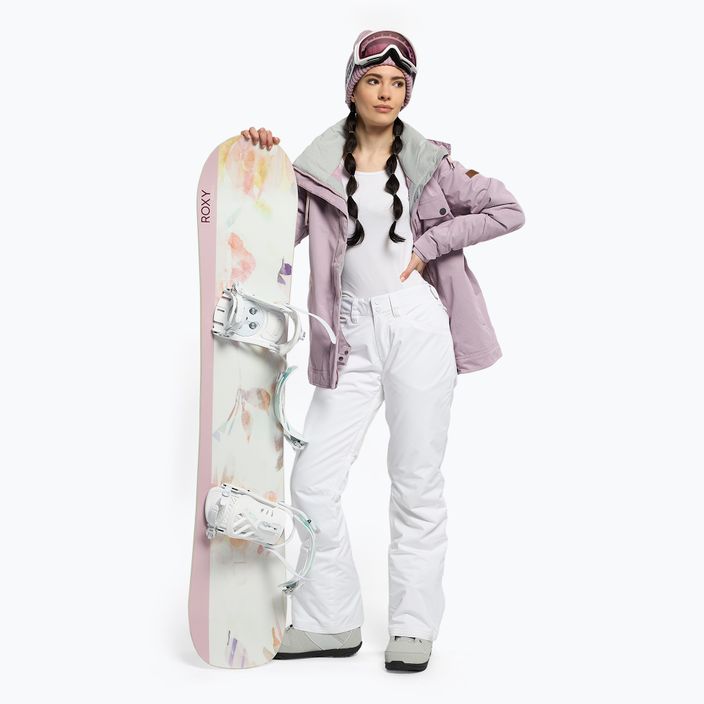 Dámske nohavice na snowboard ROXY Backyard 2021 white 2