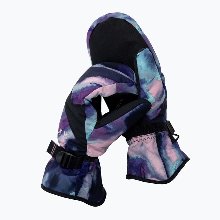 Dámske rukavice na snowboard ROXY Jetty 2021 niebieski/fioletowo/różowo/czarny