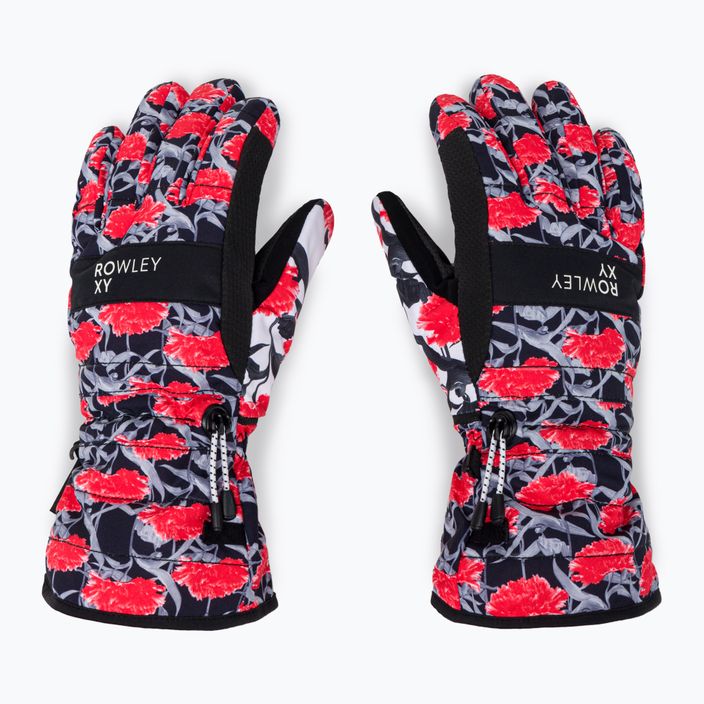 Dámske rukavice na snowboard ROXY Cynthia Rowley 2021 true black/white/red 2
