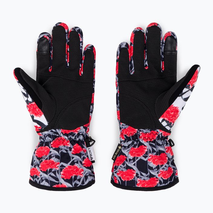 Dámske rukavice na snowboard ROXY Cynthia Rowley 2021 true black/white/red 3