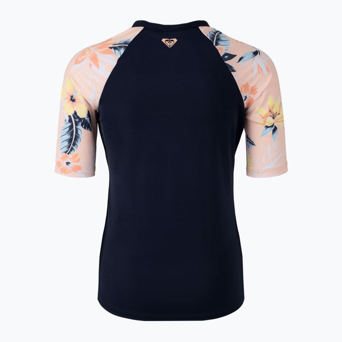 Detské plavecké tričko ROXY Printed 2021 tropical peach/tropical bree 2
