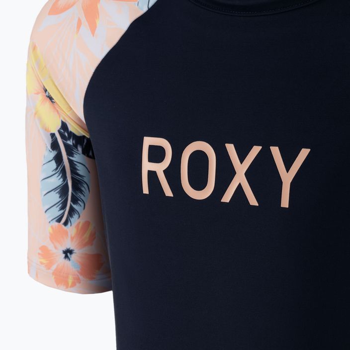 Detské plavecké tričko ROXY Printed 2021 tropical peach/tropical bree 3