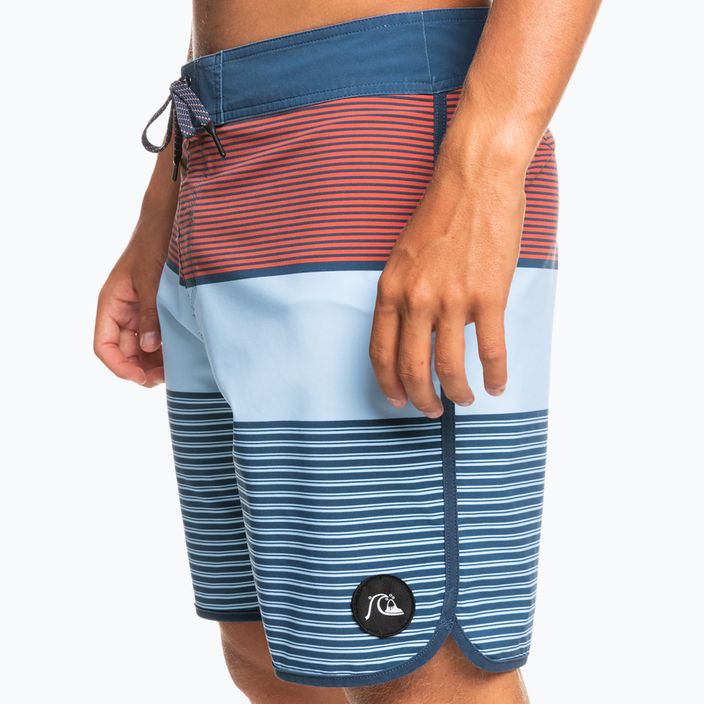 Pánske plavecké šortky Quiksilver Surfsilk Tijuana 18" modro-oranžové EQYBS04651-BSN6 5