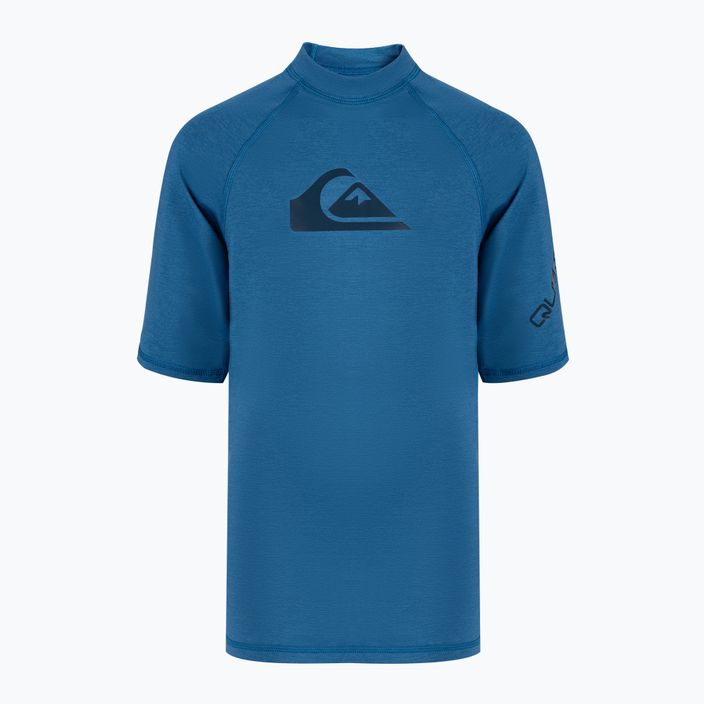 Detské plavecké tričko Quiksilver All Time modré EQBWR03212-BYHH
