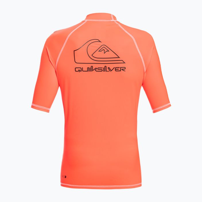 Quiksilver Ontour pánske plavecké tričko oranžové EQYWR03359-MKZ0 2