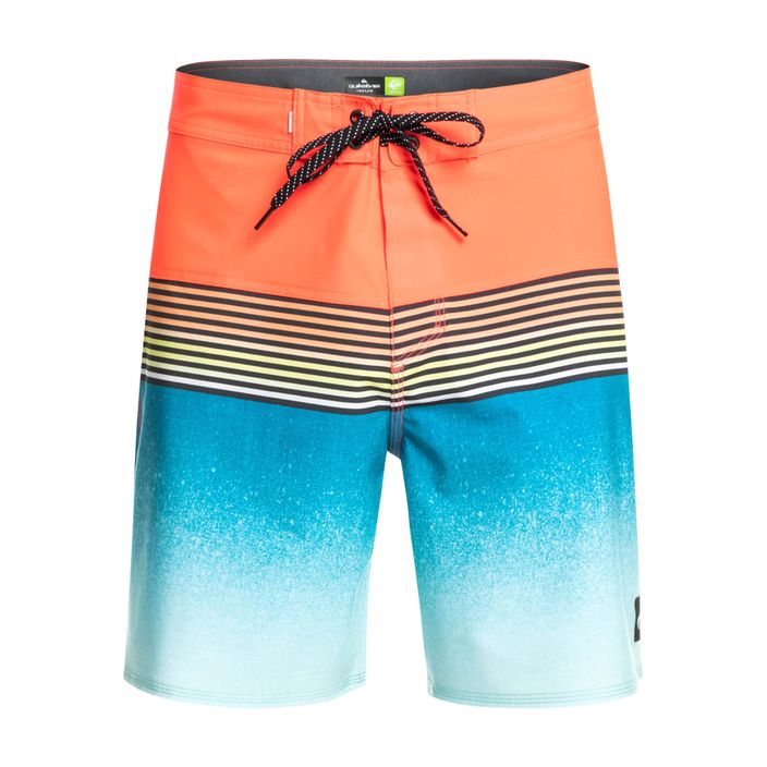 Quiksilver Surfsilk Panel 18" pánske plavecké šortky oranžovo-modré EQYBS04658-MKZ6 2