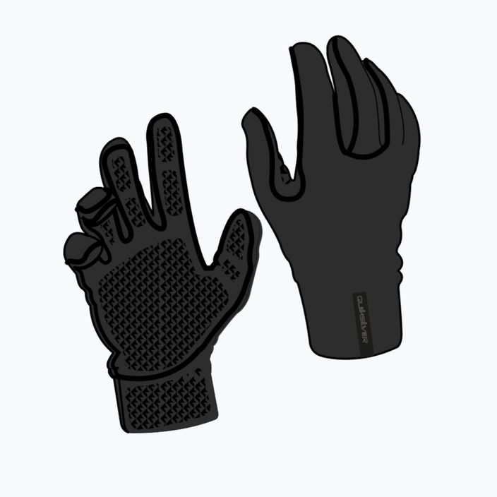 Quiksilver Marathon Sessions 3 mm pánske neoprénové rukavice čierne EQYHN3171 6
