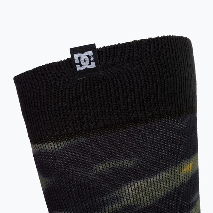 Pánske ponožky na snowboard DC Sanctioned angled tie dye ivy green 3
