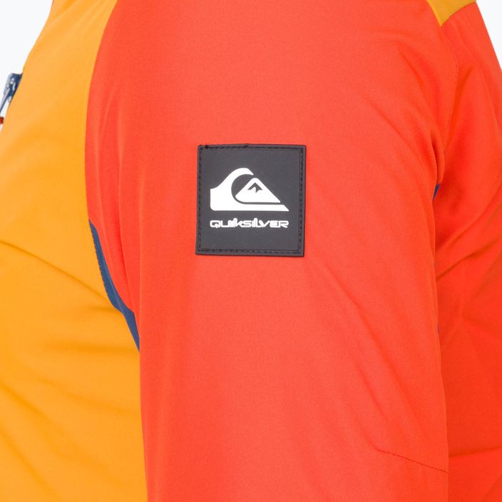 Detská snowboardová bunda Quiksilver Kai Jones Ambition oranžovo-tmavomodrá EQBTJ3169 6