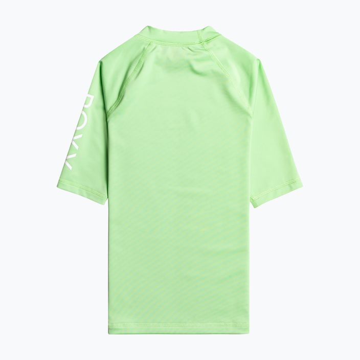 Detské plavecké tričko ROXY Wholehearted 2021 pistachio green 2