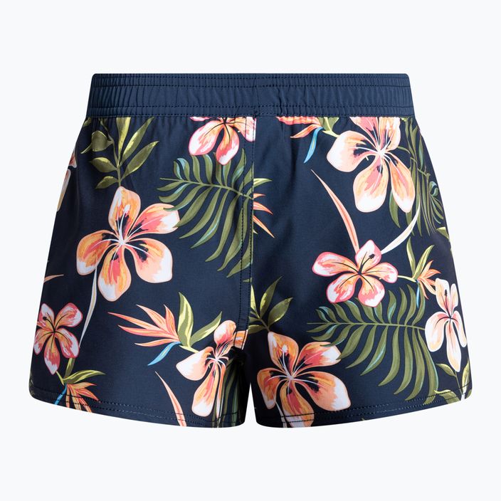 Dámske plavecké šortky ROXY Into The Sun Printed 2" 2021 mood indigo tropical depht 2
