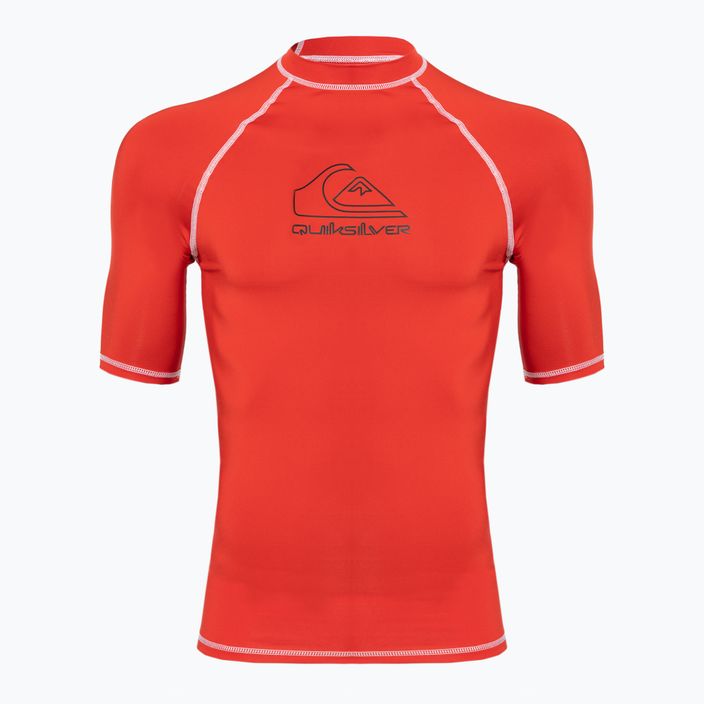 Quiksilver On Tour pánske plavecké tričko červené EQYWR03359-RQC0