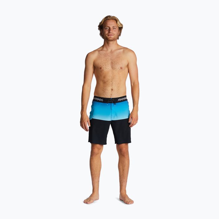 Pánske plavecké šortky Billabong Fifty50 Pro neon blue 3