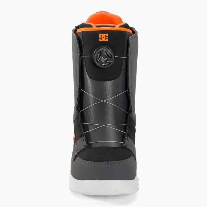 Pánske topánky na snowboard DC Phase Boa grey/black/orange 3