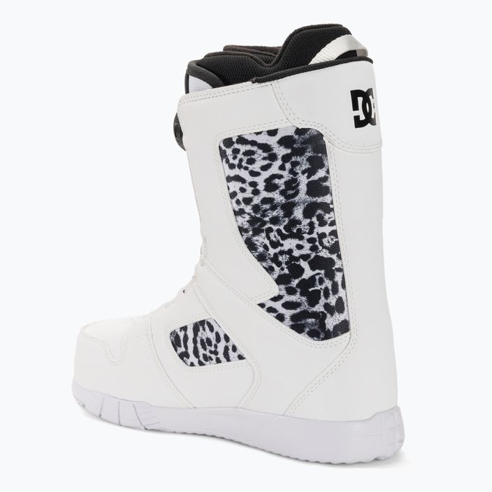 Dámske topánky na snowboard DC Phase Boa white/black print 2