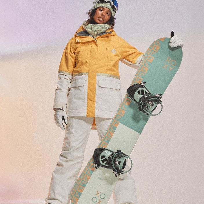 Dámska snowboardová bunda ROXY Ritual sunset gold 13