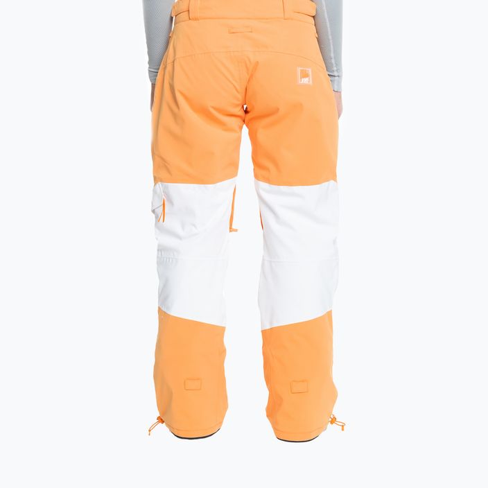 Dámske snowboardové nohavice ROXY Chloe Kim Woodrose mock orange 3