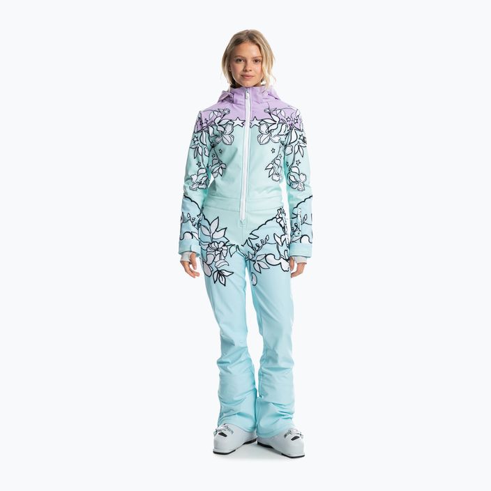 Dámsky lyžiarsky oblek ROXY X Rowley Ski fair aqua laurel floral